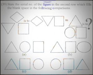 Non verbal intelligence test